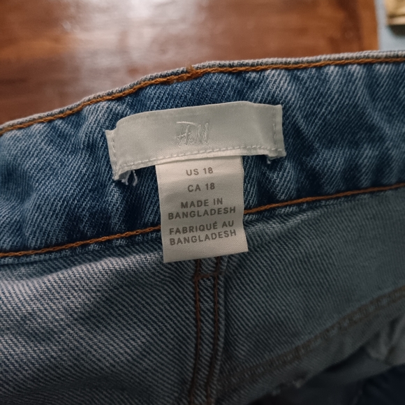 H&M PLUS blue jeans Size W18 - Picture 5 of 5